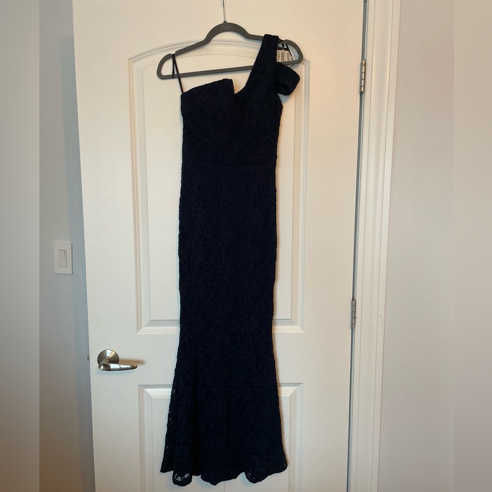 NWT Aqua lace gown